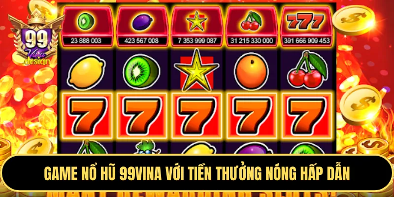 Hình ảnh máy đánh bạc (slot game) với biểu tượng tiền vàng, minh họa mẹo chơi slot hiệu quả.