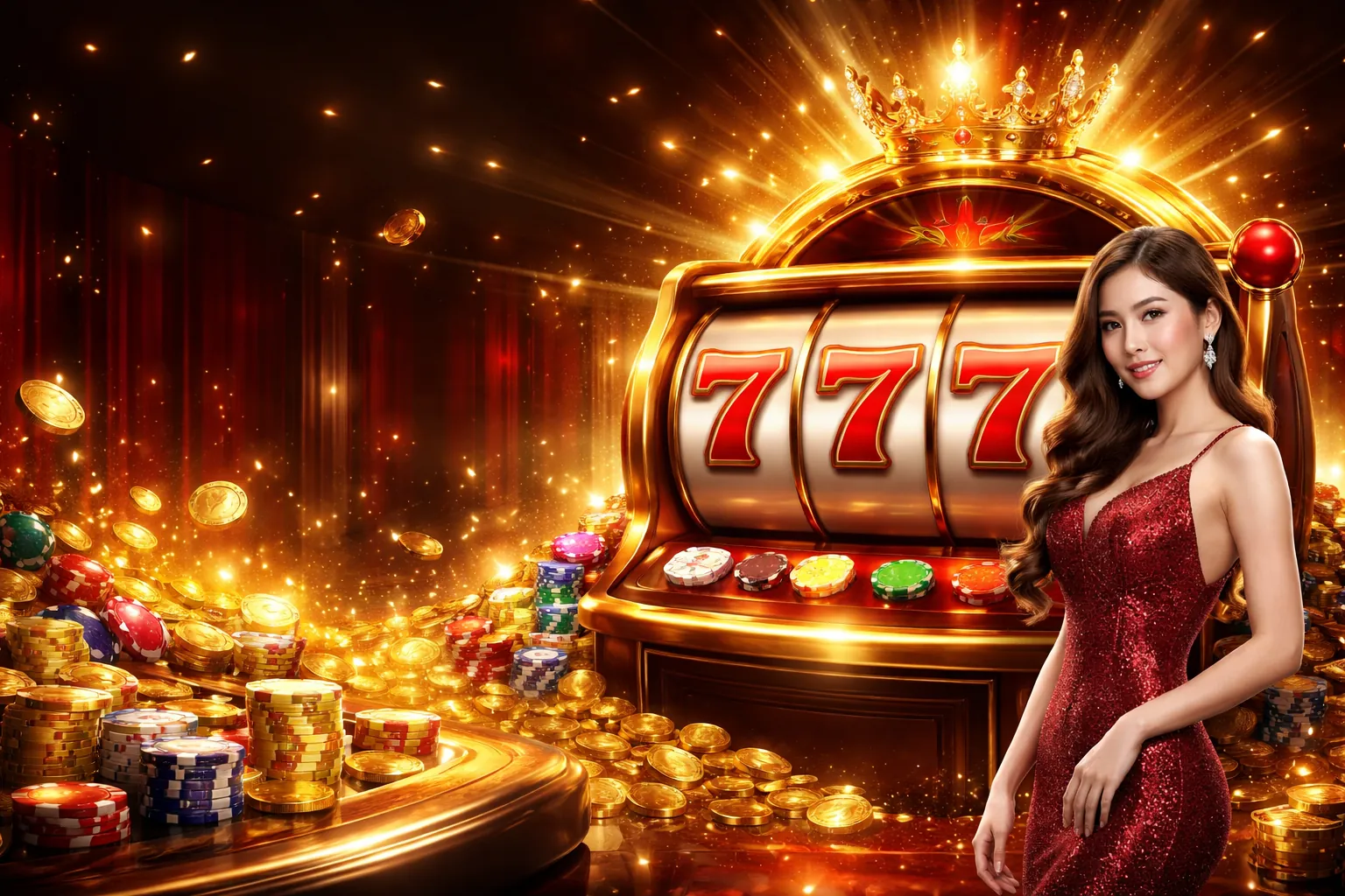 Hình ảnh máy đánh bạc với jackpot lớn tại hi88.com